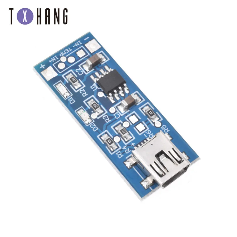 Micro/MINI USB 5 В 1A 18650 TP4056 модуль зарядного устройства литиевой батареи зарядная плата