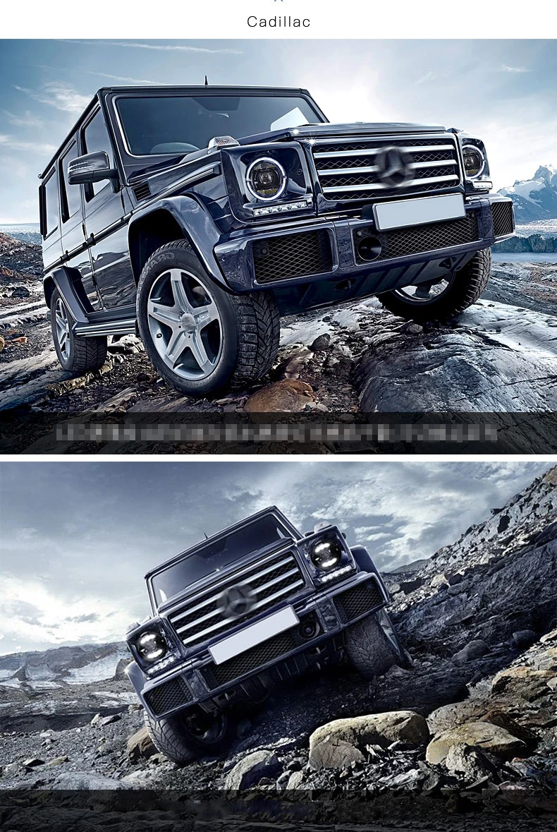 Автомобильный стайлинг фары чехол для Mercedes-Benz w463 G350 G500 G55 G63 фары DRL Объектив Двойной Луч Биксенон HID