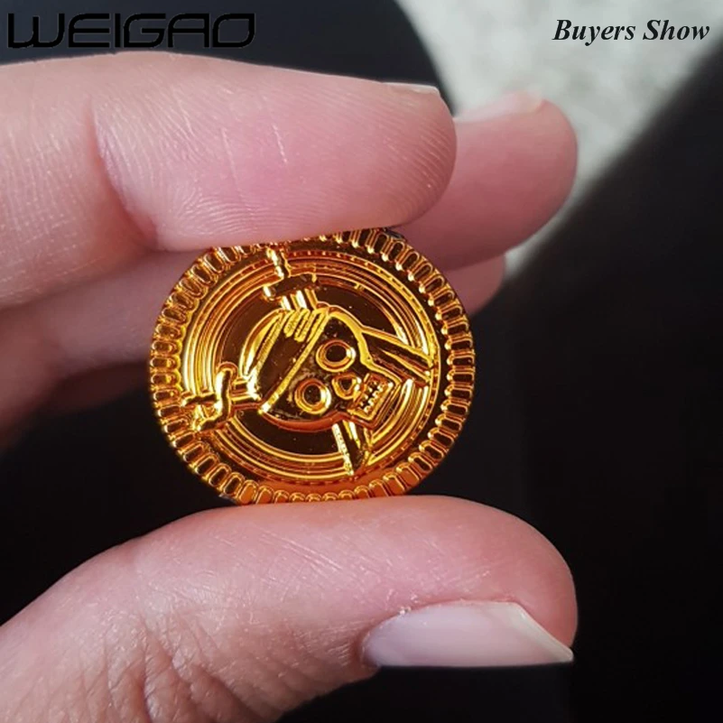 WEIGAO 50 шт. вечерние Пиратские игры с сокровищами игра реквизит для денег золотые