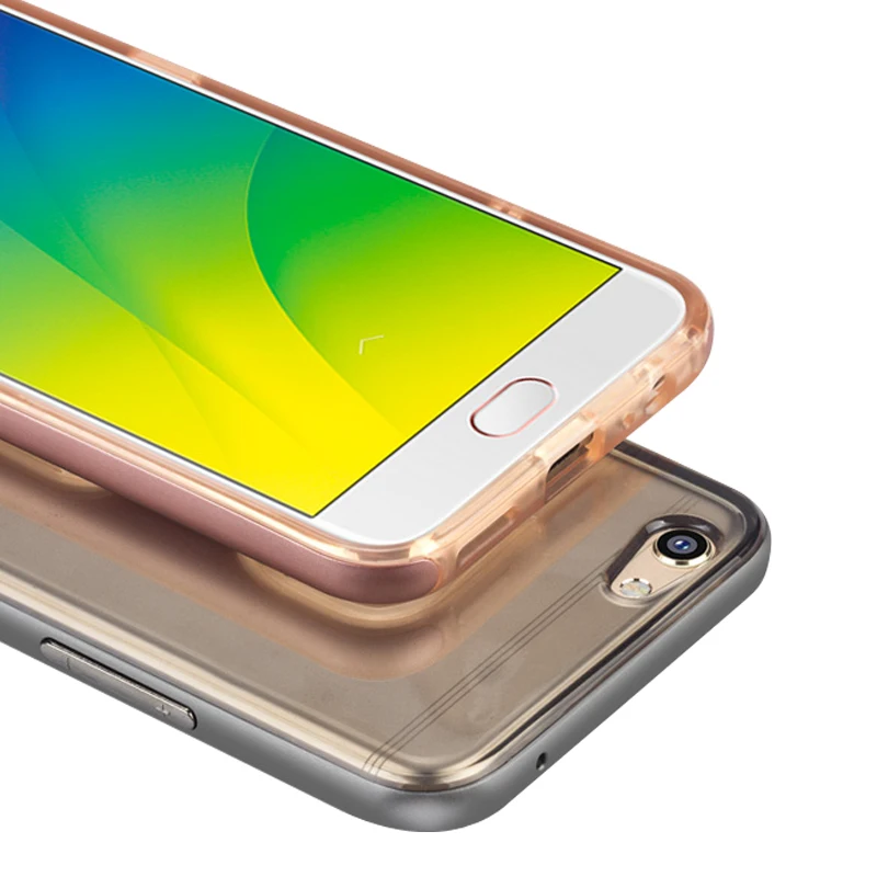 Для OPPO R9S/R9s плюс Чехол Slim Armor подставка держатель ТПУ PC противоударный резиновый