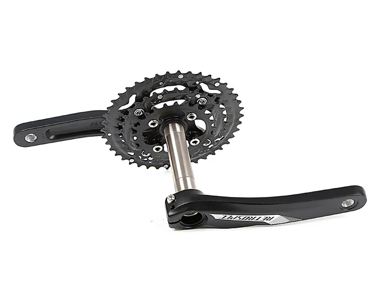 MTB Crankset With BB68-72 Crank 170mm BCD104mm Steel Plate Bicycle Chainring Bike Sprocket 24-32-42T 30 Speed Aluminium Cranks | Спорт и