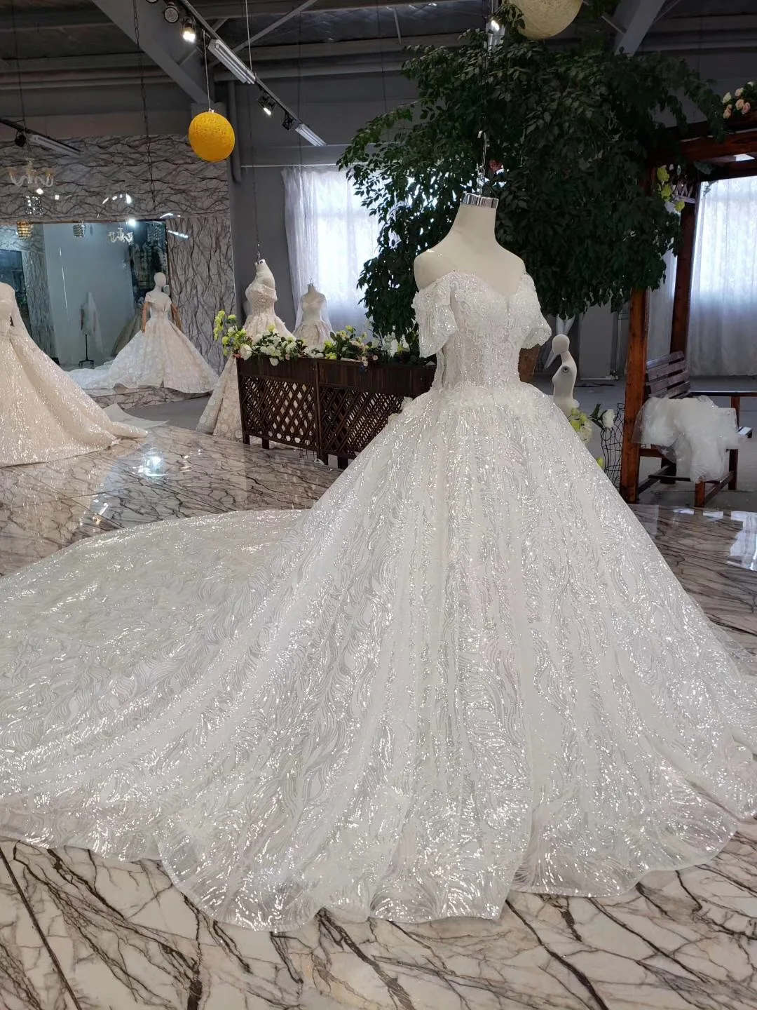 Vestido De Noiva Off The Shoulder Lace Ball Gown Bridal Wedding Dresses 2019 Sequins Embroidery Beaded Vintage Gowns | Свадьбы и