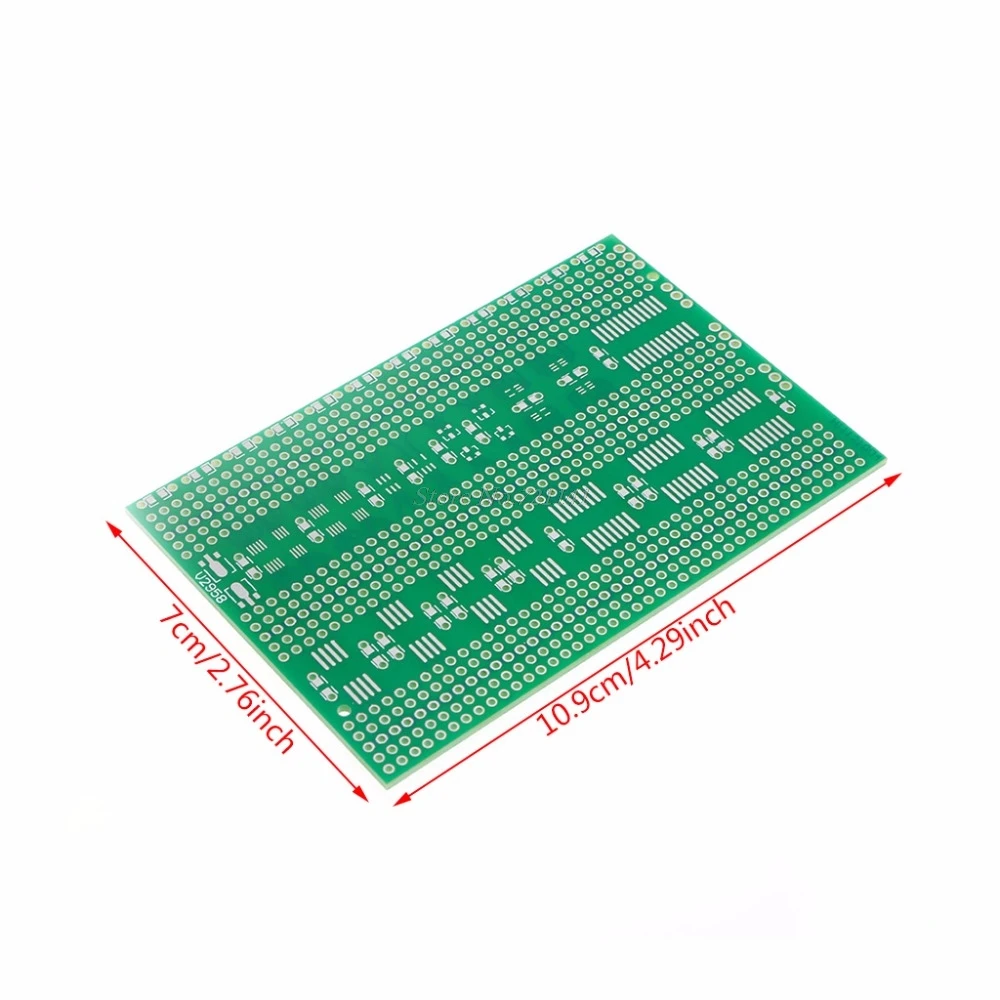 1 шт. 7x11 см Односторонний SMD прототип; универсальный печатная плата эксперимента