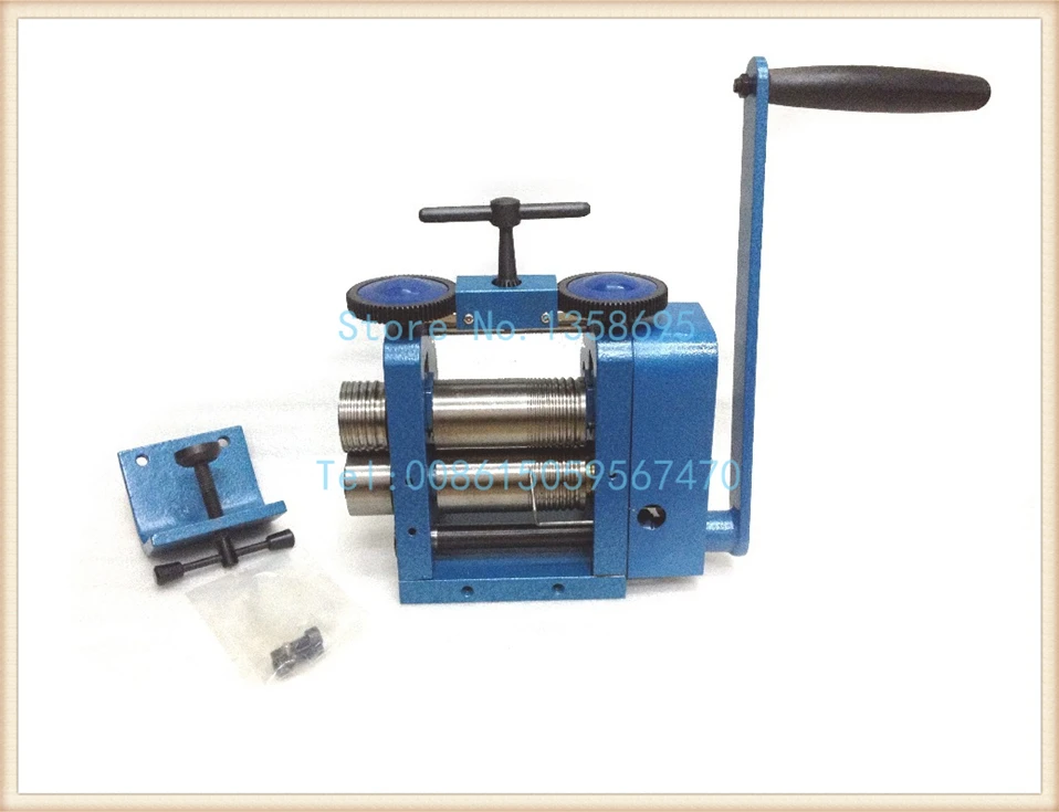 

BLUE Rolling Mill ( 4 ROLLERS ) ,hand operated Rolling Mill