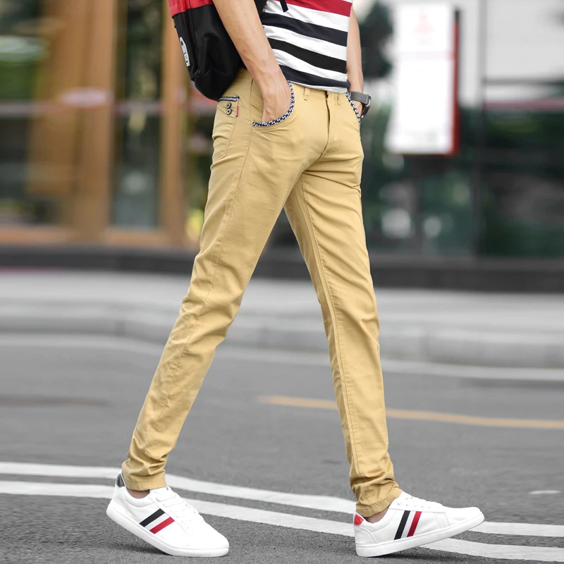 2018 повседневные мужские брюки туристические длинные хлопковые облегающие