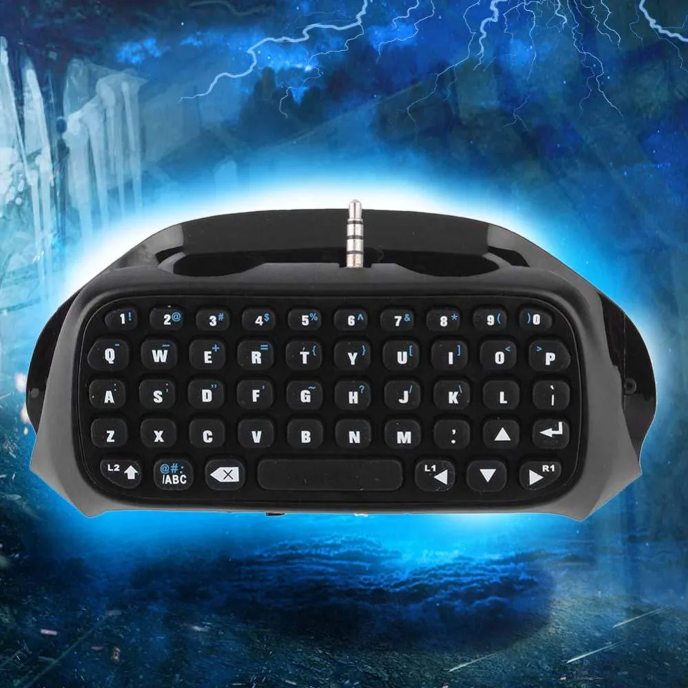 Mutilfunction 2 in 1 Mini Wireless Chatpad Message Keyboard Game Consoles for Sony Playstation 4 PS4 Controller | Компьютеры и офис
