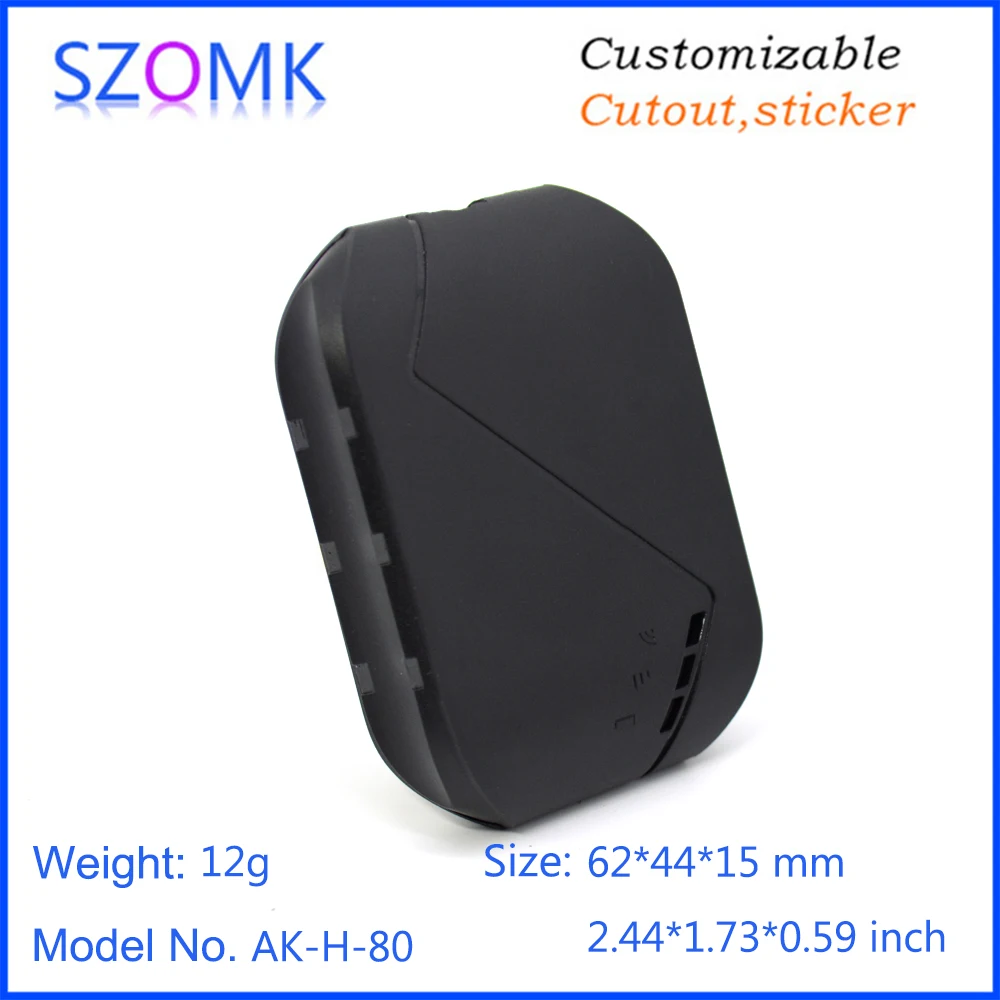 4 шт. 62*44*15 мм Лидер продаж szomk gps локатор трекер пластиковый инструмент корпус электроники diy Пластиковый корпус антенны