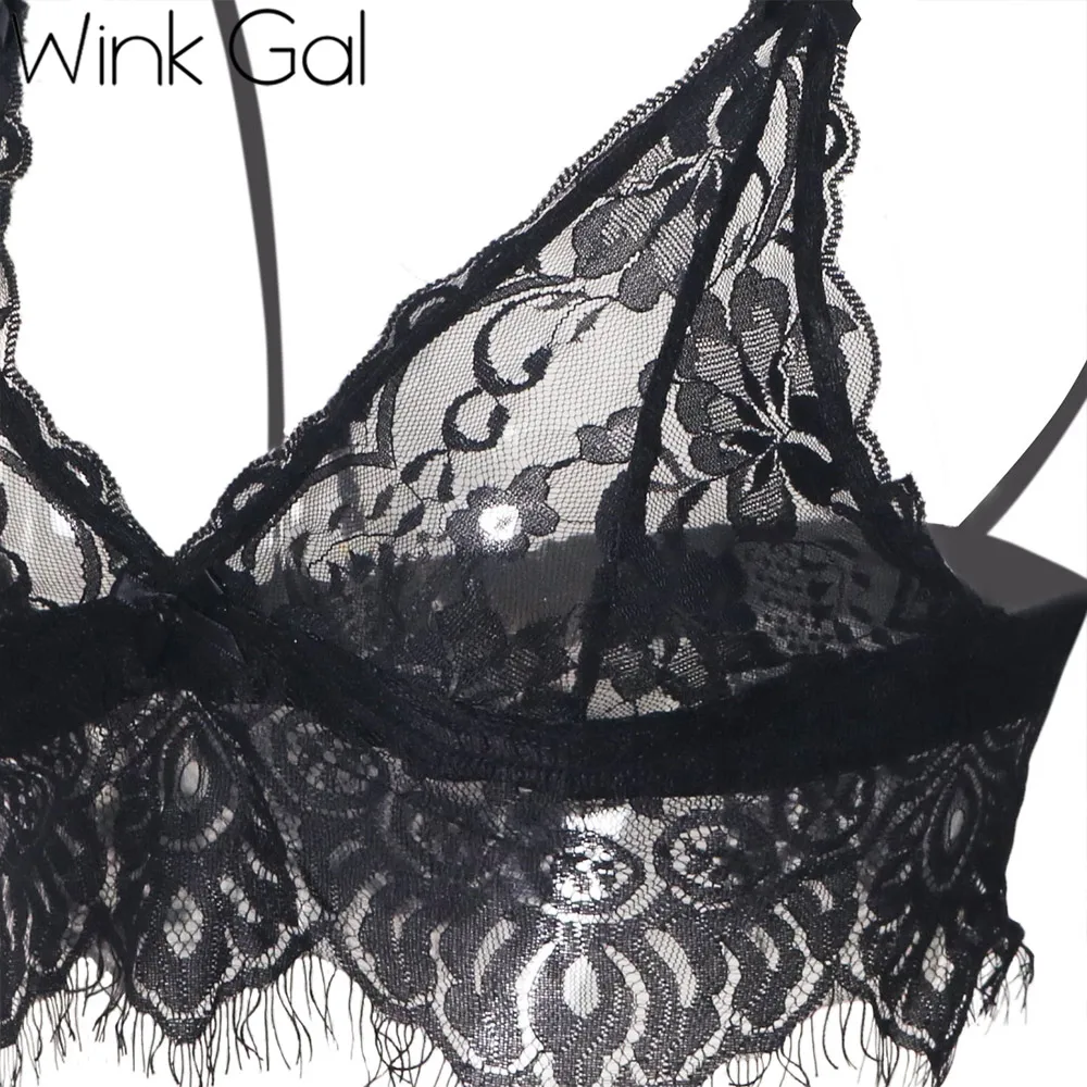 Wink Gal/модный новый кружевной бюстгальтер для женщин сексуальный треугольный