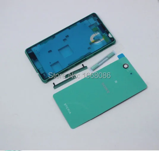 Для SONY xperia Z3 Mini компактный D5803 D583 жк-дисплей касание рамка корпуса шасси рама +