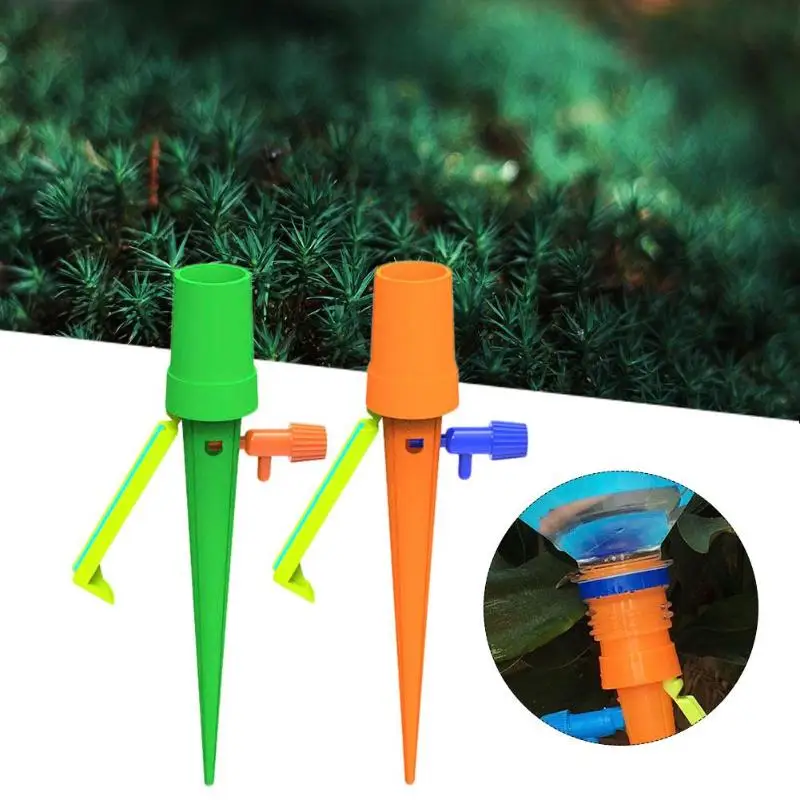 

Automatic Watering Spike for Plants Flower Auto Drip Irrigation Watering System Indoor Waterers Bottle Drip Irrigation