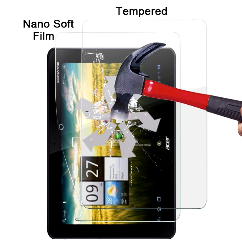 1 шт. Взрывозащищенная нано мягкая пленка для Acer Iconia Tab A200 10 &quotпластиковая анти