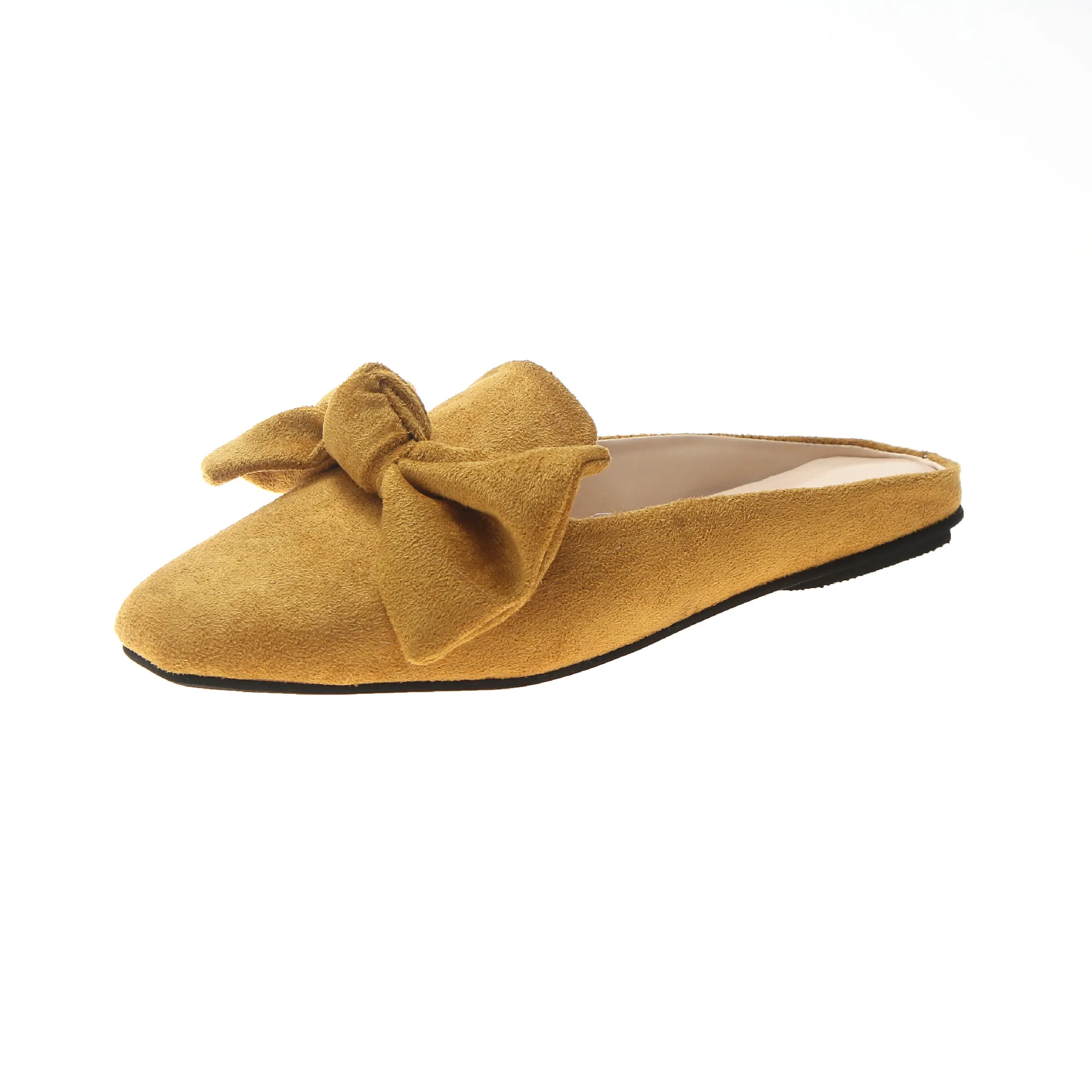 Большие размеры 44 Новинка Сезон весна-лето Женские шлепанцы на плоской подошве