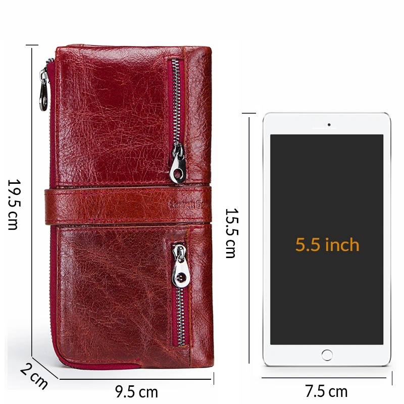 Кошелек женский из натуральной кожи на молнии|Женские кошельки| |