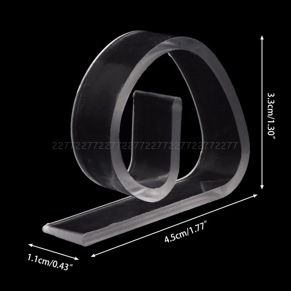 12 шт пластиковые прозрачные скатерти для стола зажимы держатели зажим вечерние