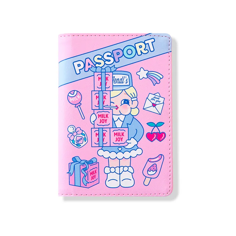 Milkjoy Cute Ins Passport Case Card Holder Sticker Cover | Багаж и сумки