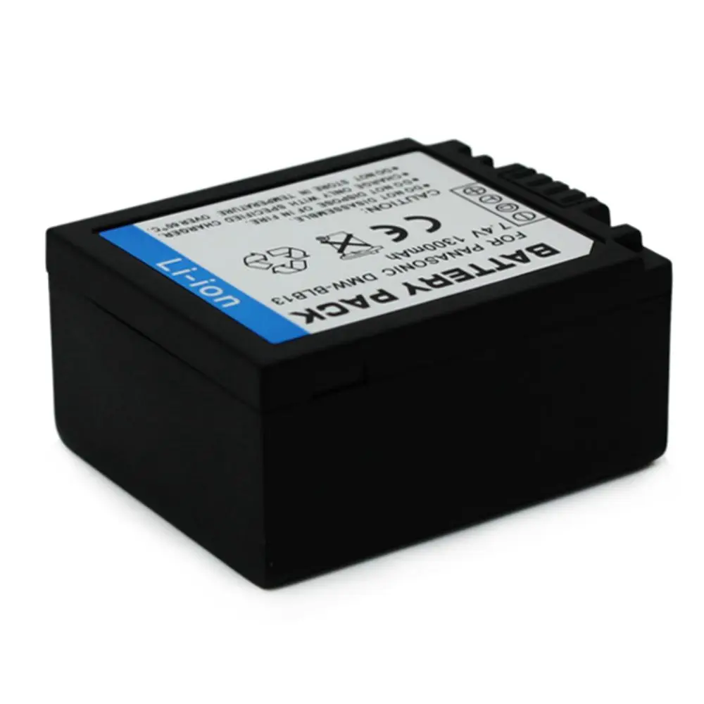 Аккумулятор WHCYonline для камеры Panasonic Lumix 1300 мА/ч батарея BLB13 G1 GH1 G10 G2 1 8 8|camera battery|battery