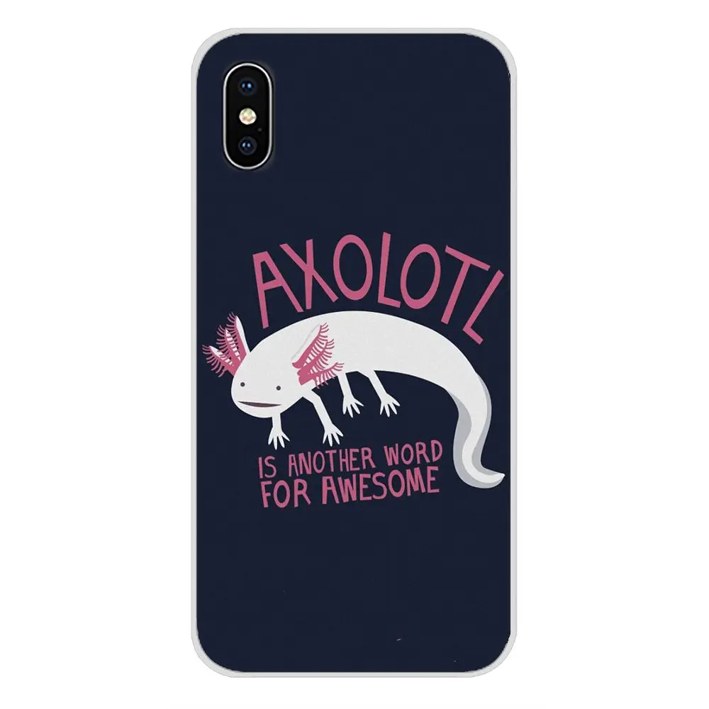 Восхитительные аксессуары Axolotls чехлы для телефонов Huawei G7 G8 P7 P8 P9 P10 P20 P30 Lite Mini Pro P
