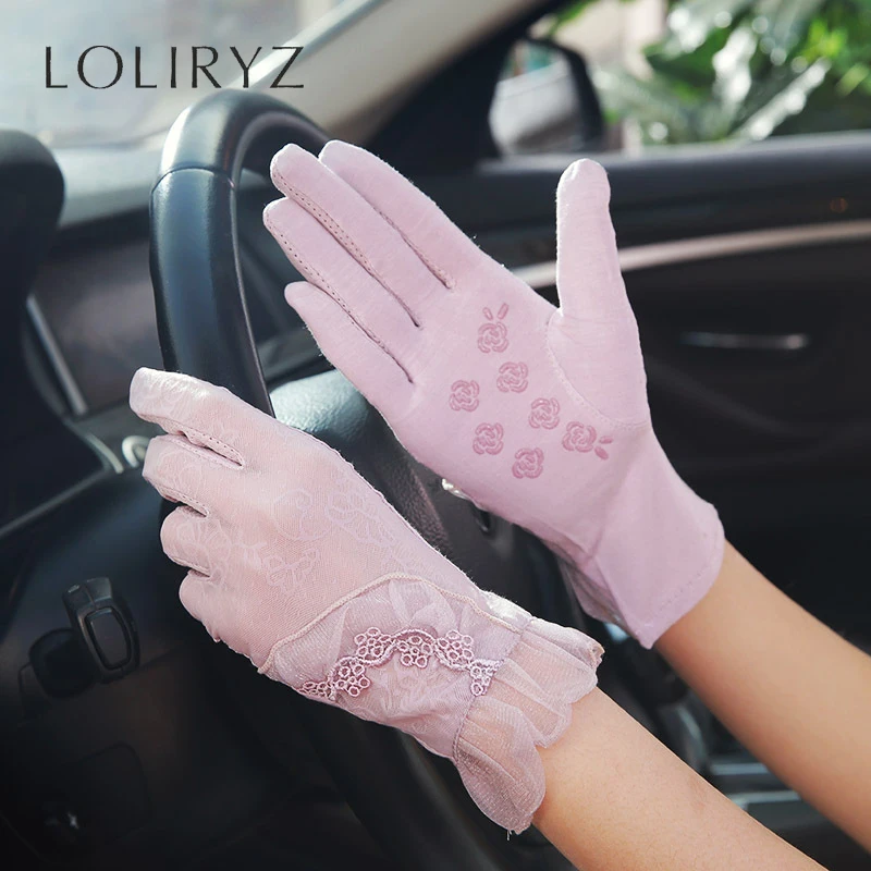 34 стиля весенне летние женские модные перчатки сексуальные кружевные с защитой