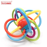 iron commander new gifts 0 12 months baby teether giving children a bed to flow teeth bite ball bite intellect childhood toys