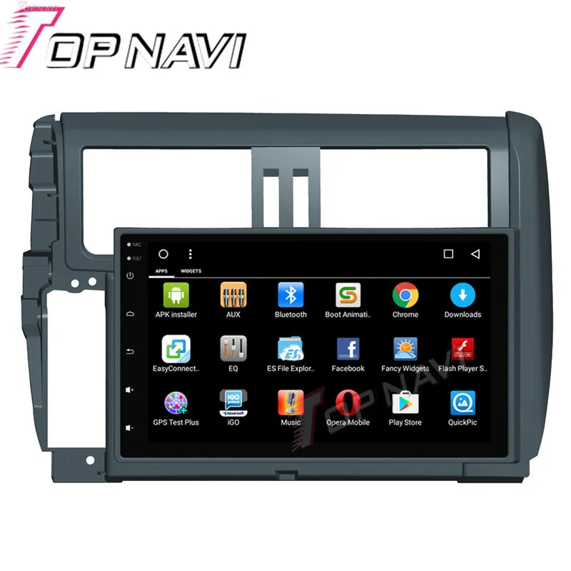 Auto Plug&ampPlay Radio for Toyota PRADO 2010 2011 2012 2013 Android 6.0 9'' Topnavi Quad Core Car Bluetooth Multimedia Players |