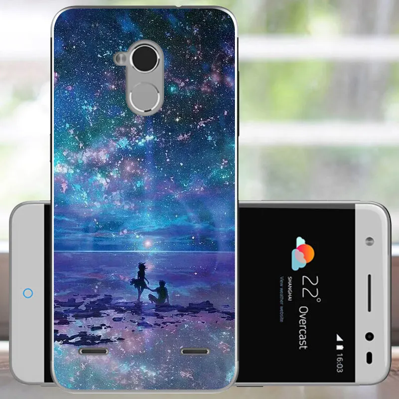 Zte V7 Lite чехол для телефона " FANATU цветной ТПУ с принтом zte Blade V7 Lite чехол силиконовый Задний защитный чехол для zte V7 Lite Coque