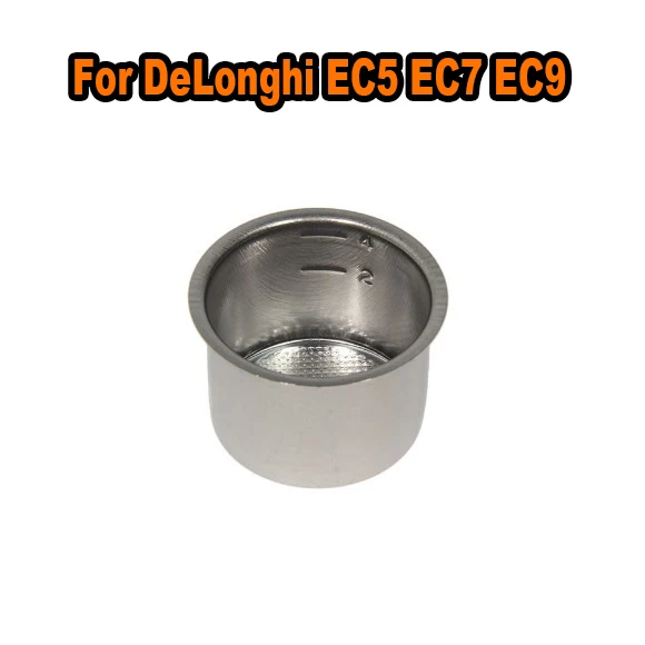 E Эспрессо машина портафильтр для DeLonghi EC680 EC685 нержавеющая сталь кофе машина бездонный фильтр Держатель Бариста инструмент - Цвет: E