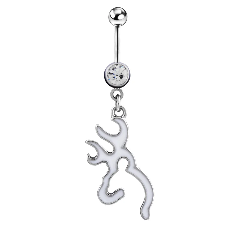 1 шт. простой пирсинг пупка с горячим огнем номбрил шесть цветов Кристальные