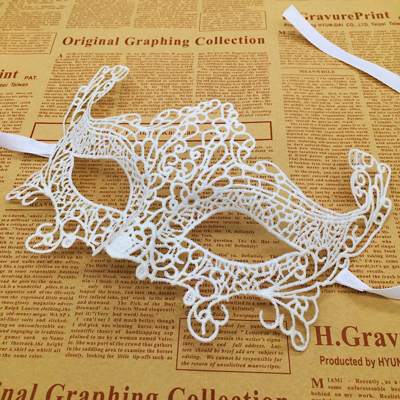 1 шт. модные красные белые сексуальные искусственные венецианские маскарадные