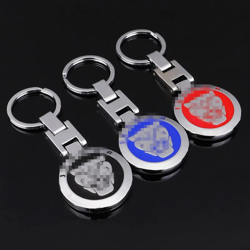 Высококлассный металлический брелок для ключей с леопардовой головкой|Кольца