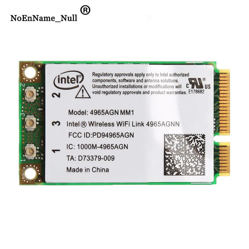 

Dual Band 2.4 GHz/5 Ghz 300Mbps WiFi Link Mini PCI-E Wireless Card For Intel 4965AGN NM1 dropshipping
