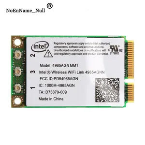 Двухдиапазонная беспроводная карта Wi-Fi Link Mini PCI-E 2,4 ГГц5 ГГц 300 Мбитс для Intel 4965AGN NM1, Прямая поставка