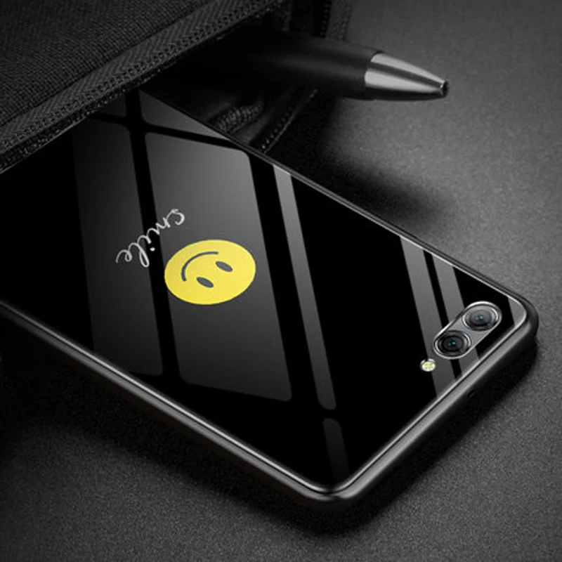 Чехол из закаленного стекла для Huawei Nova 2 s HWI-AL00 мягкий силиконовый чехол с рамкой