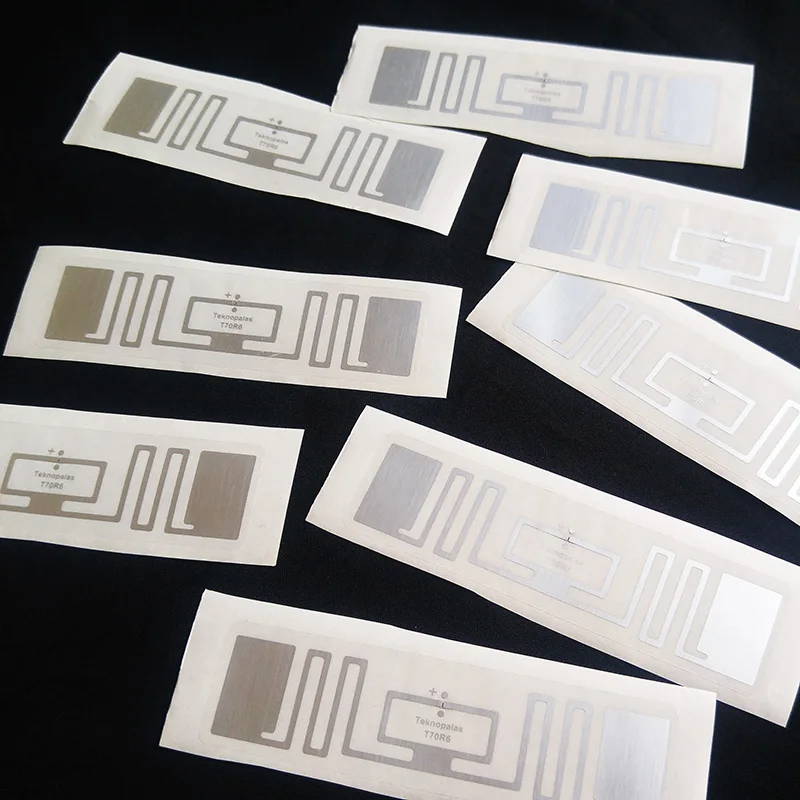 Наклейки RFID UHF метки с влажной инкрустацией упаковка из 1000 шт. можно наклеить на