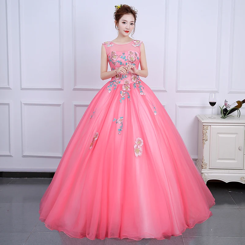 Пышное Платье без рукавов бальное платье vestidos De 15 Anos дебютантное вечернее для