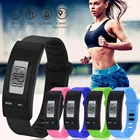 Цифровой ЖК-браслет, силиконовый браслет с шагомером для бега, ходьбы, счетчик калорий, наручные часы для женщин и мужчин, спортивные фитнес-часы, браслет