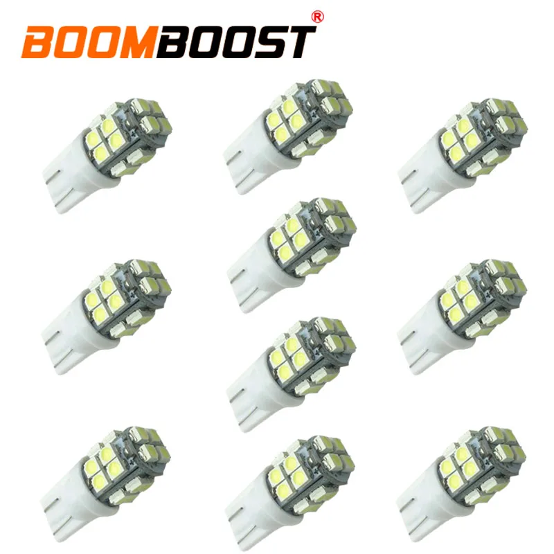 Светодиодный индикатор W5W 168 194 1210 3528 20SMD 10 шт. силиконовые фонари показывают