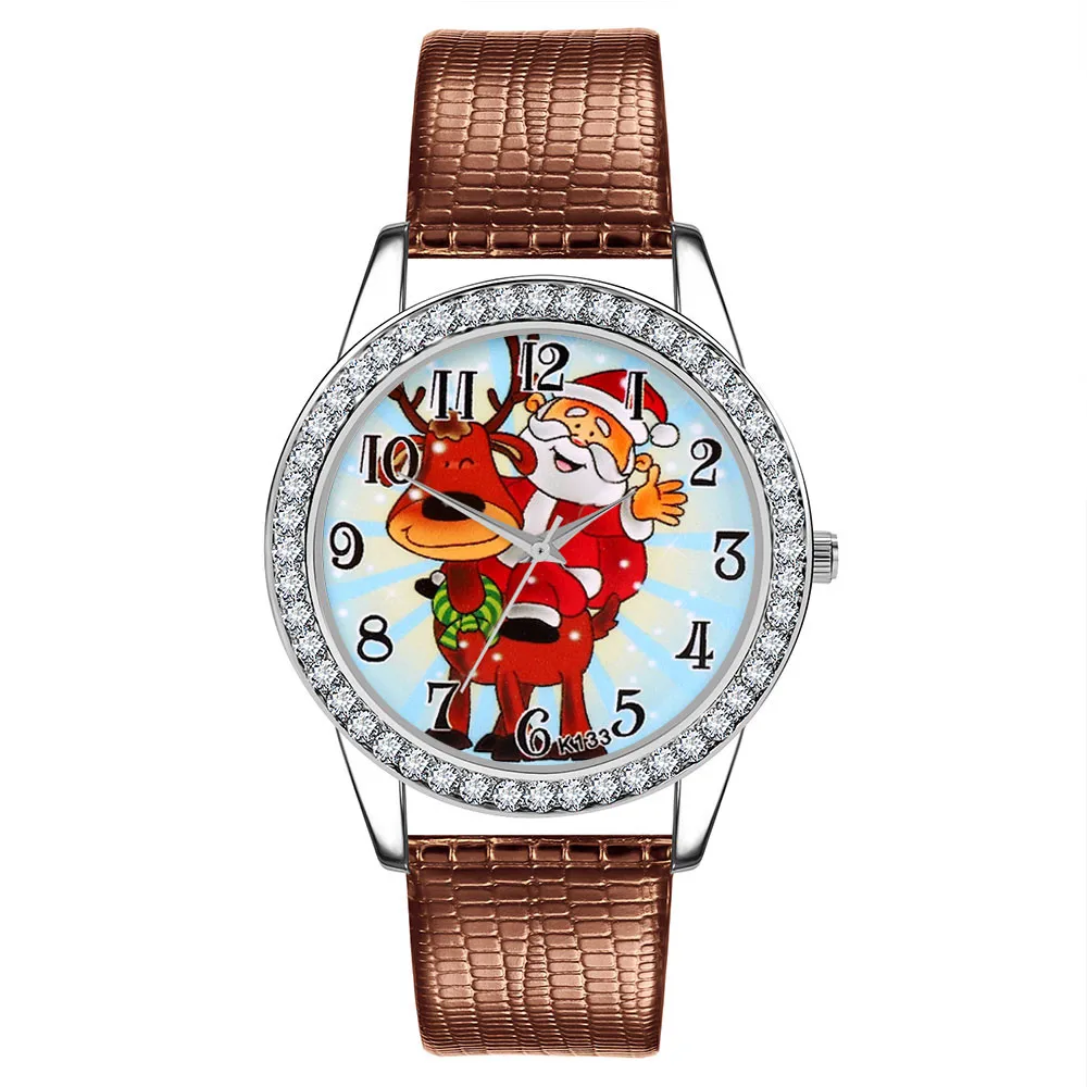 Горячая Распродажа рождественские часы для женщин и мужчин подарок детей