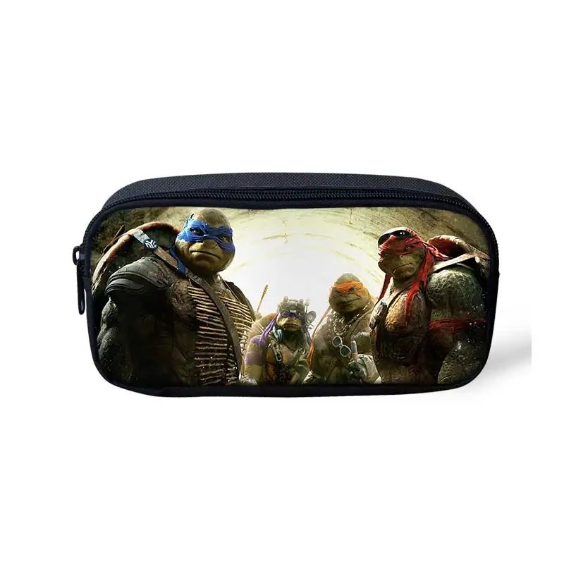 LMHY0721K Новое поступление черепашки ниндзя TMNT мультяшный принт школьная Ручка сумка для детей подарки сумка для хранения женский портативный косметический Чехол - Цвет: LMHY0721K