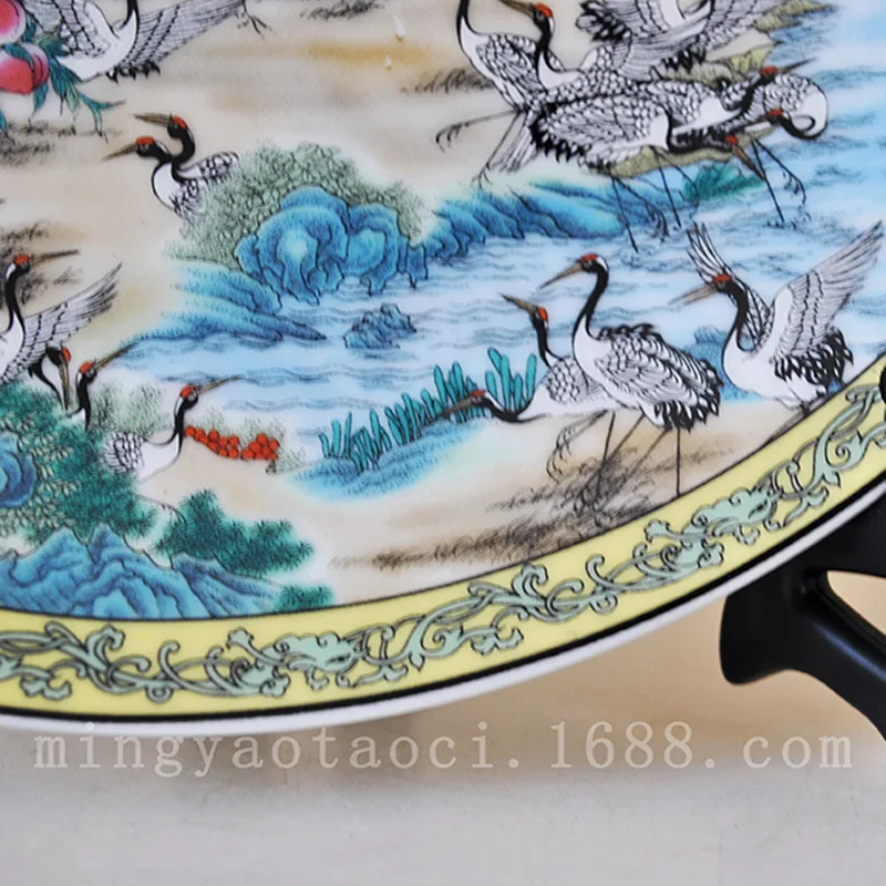 Поставка Цветная декоративная тарелка подвесная керамическая ставится сто