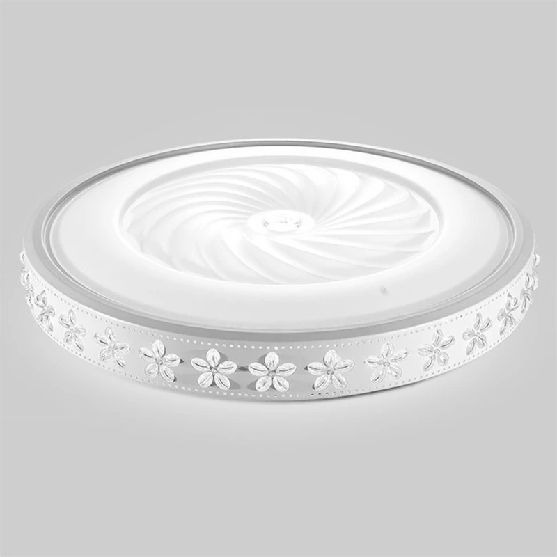 

Modern LED Crystal Ceiling Light Circular 3-Color Dimming Ceiling Lamp Luminarias Rotunda Light For Living Room Aisle Kitchen