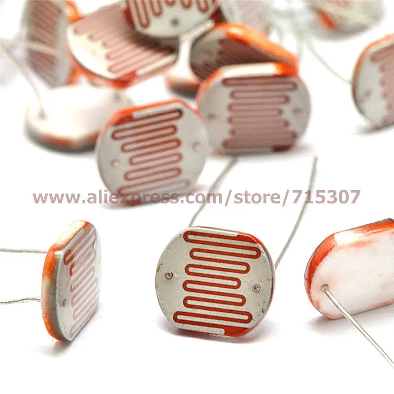 Фоторезистор PHISCALE 5 шт. 12528 фоторезистор 12 мм детекторы | Обустройство дома