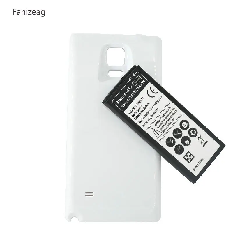 6800 мАч EB-BN910BBE сменный аккумулятор+ двухцветная крышка для samsung Galaxy Note 4 Note4 N910H N910A N910C N910U N910F