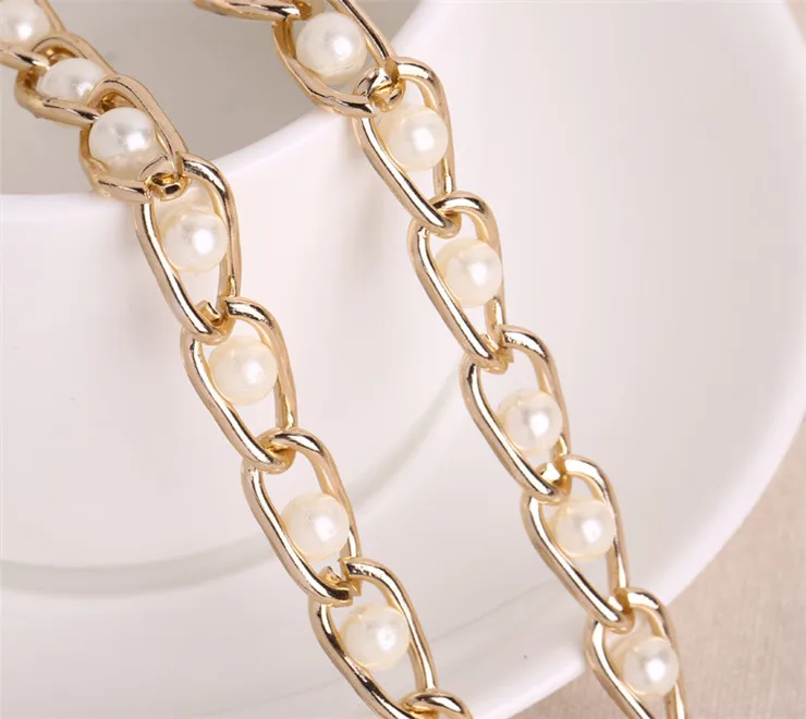 

New Fashion Lace Metal Chain 6mm Bead Chain Clothing Handbag Accessories 1M