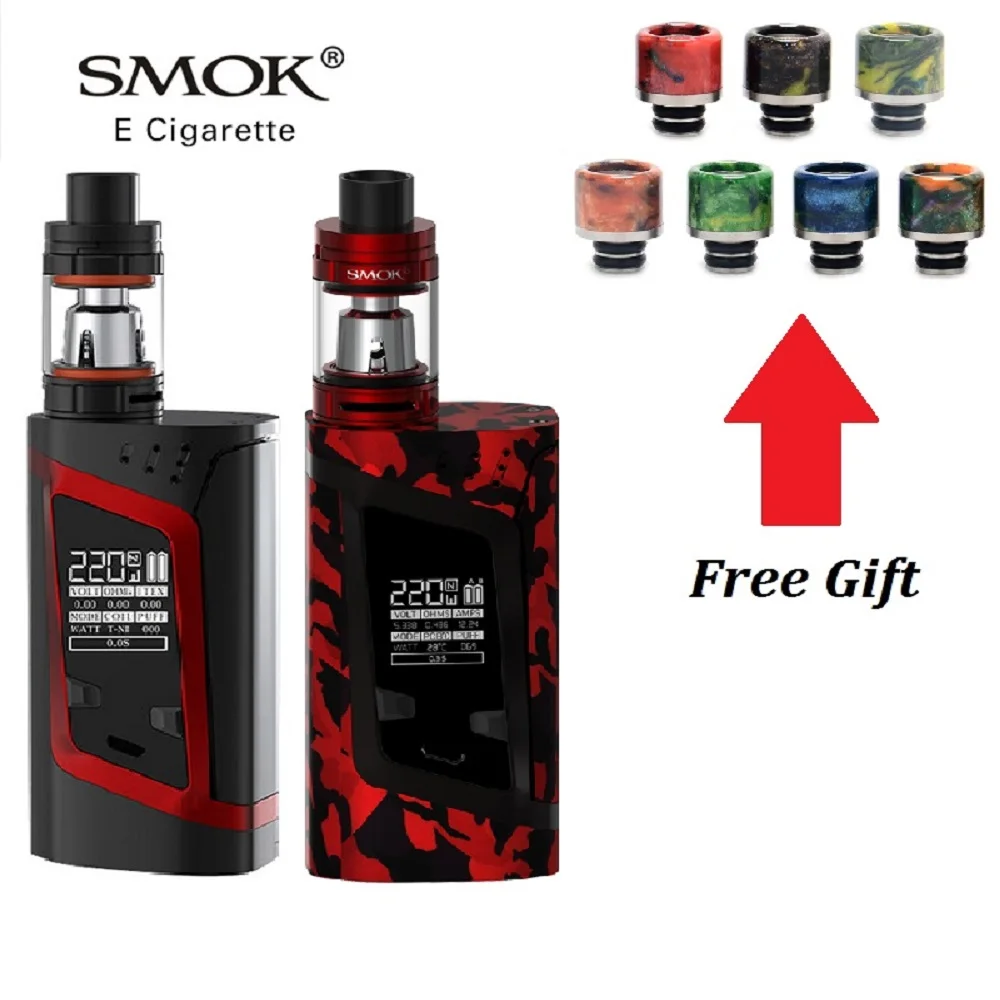 Оригинал smok чужеродных комплект с вейпер чужой 220 Вт поле mod и tfv8 маленьких танк