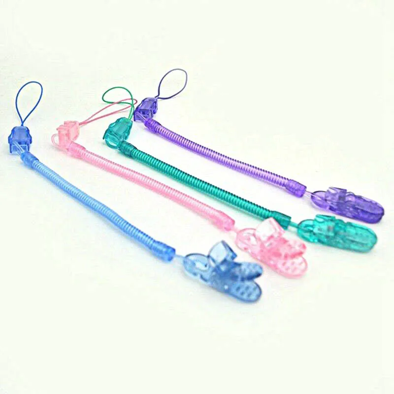 5 шт. детская соска малыша пружинная пустышка с зажимом для соски M09|Шнурки и чехлы