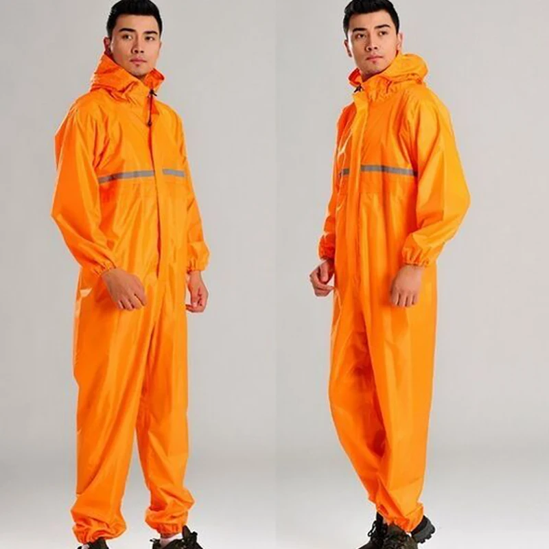 Один комплект мужской мотоциклетный дождевик водонепроницаемый комбинезон