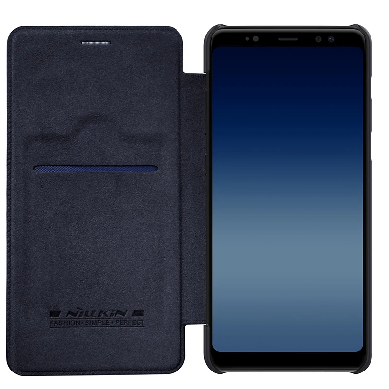 Чехол для Samsung Galaxy A8 + 2018 чехол 6 0 &quot Nillkin PU кожаный Qin series откидной |