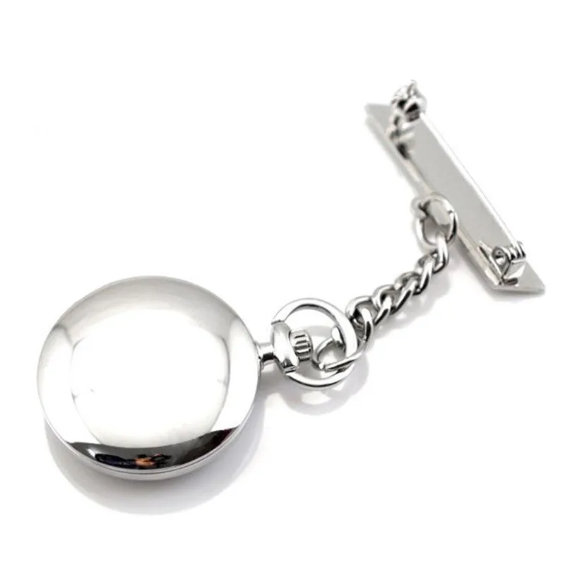 Подвесные карманные кварцевые часы Doctor Moonlight с красным крестом и брошью для