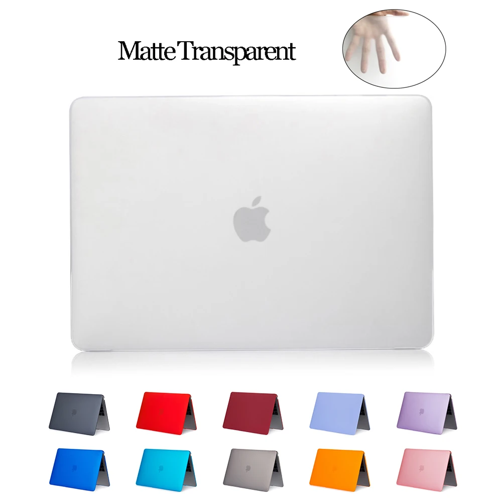 Матовые чехлы для ноутбуков Apple macbook Air 13 11 Pro Retina 12 3 15 4 чехол Macbook New air pro с сенсорной