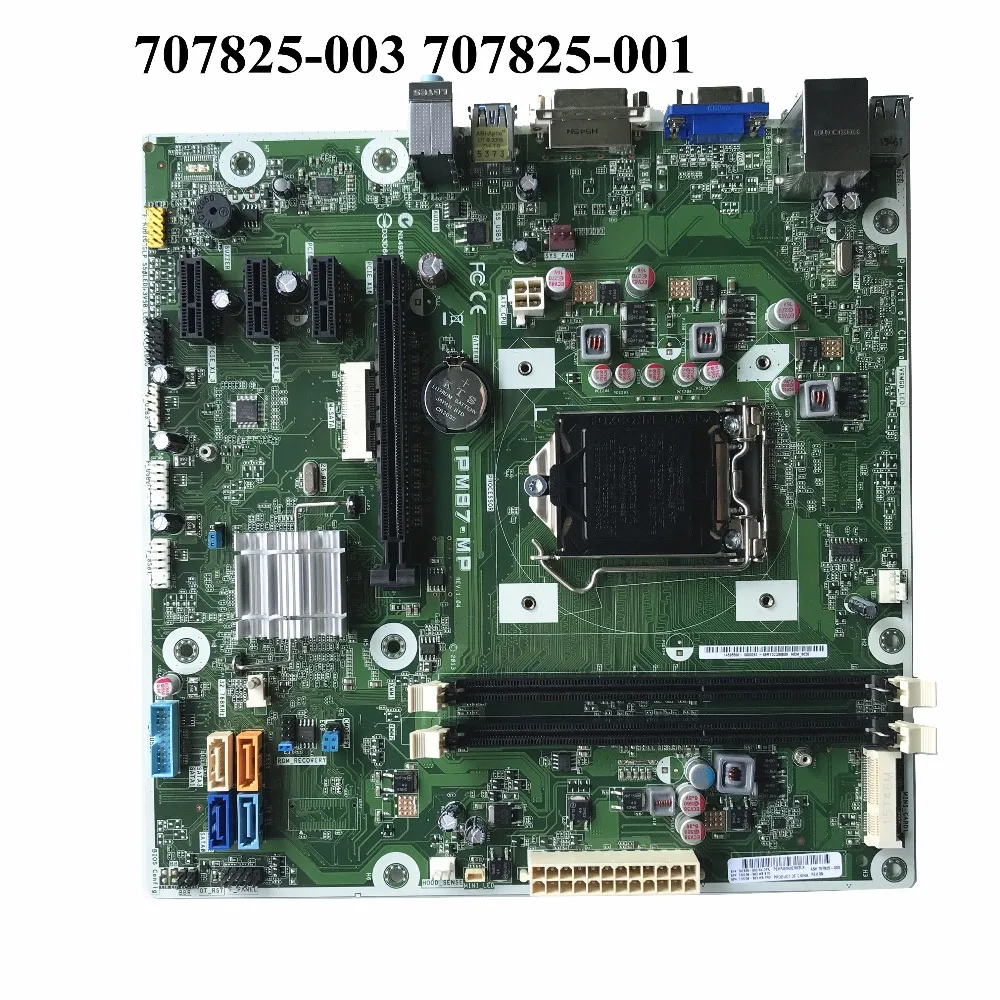 SZWXZY отлично подходит для HP IPM87 MP рабочего Материнская плата LGA1150 DDR3 H87 707825 003 001 732239
